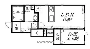 メゾン ド プルミエール【1階】の間取り