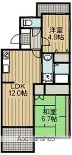 アーニス【2階】の間取り