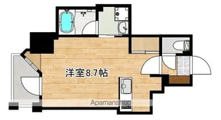 ジュネス騎射場【8階】の間取り