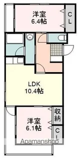アヴェーレ21【3階】の間取り