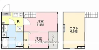 GOLAI薬師堂【2階】の間取り