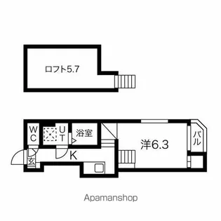 ハーモニーテラス白金【1階】の間取り