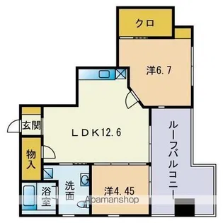 やますえ東光ビル【4階】の間取り