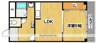 双輪コーポ2号館【3階】の間取り