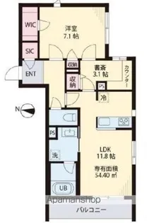 BRANCHENAKANOSHIMBASHI【2階】の間取り