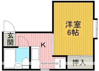 沢マンション【4階】の間取り