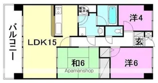 グラシアス道後【503号室】の間取り