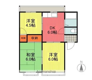 アンビックス9【203号室】の間取り