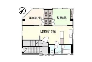 アシスト第2盛岡ビル【3階号室】の間取り