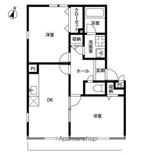 アムールOZAWA【2階】の間取り