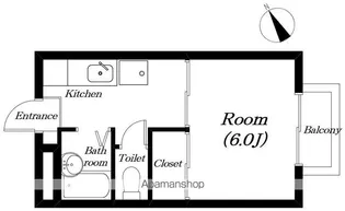 TOMIIハイツⅡ【105号室】の間取り