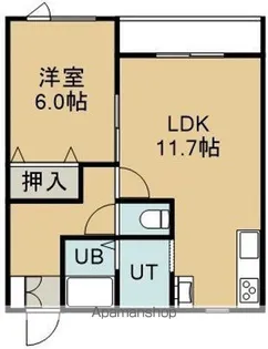 メゾンT(メゾンティー)【102号室】の間取り