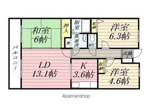 柏桜レジデンス【1階】の間取り