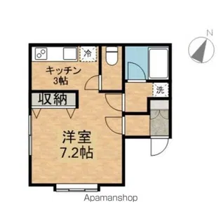 プロスペラーレ小針【101号室】の間取り
