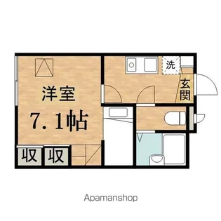 レオパレス多摩百草【2階】の間取り