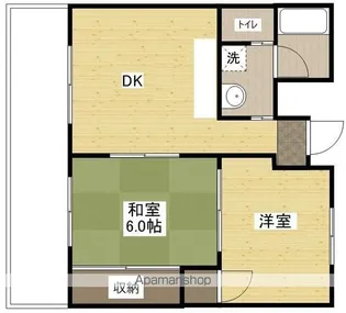 第1間ビル【2階】の間取り