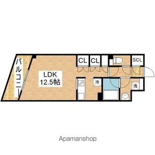 CORNES HOUSE NAGOYA【11階】の間取り