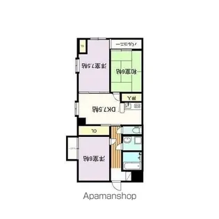 センタースクエアー春日井【4階】の間取り