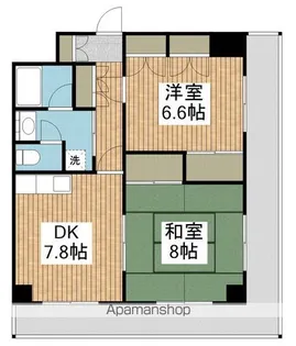 エスポワール新潟【3階】の間取り