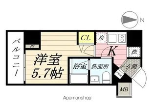 LOG横浜鶴見【10階】の間取り