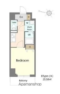 テラス阿佐ヶ谷【3階】の間取り