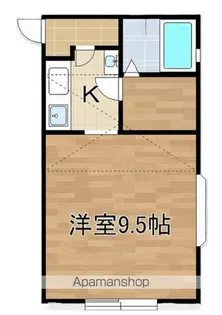 クレセントベル【206号室】の間取り