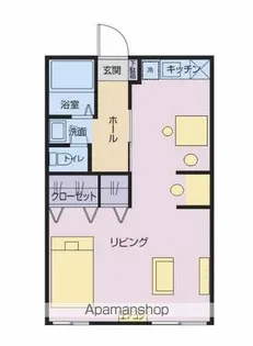 フローラ藤【1階】の間取り