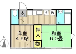 コーポイシカワ【201号室】の間取り