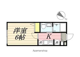 クエスト稲毛【102号室】の間取り