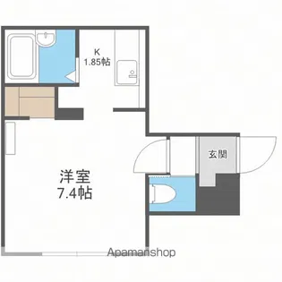 マンサーナ美園【3階】の間取り