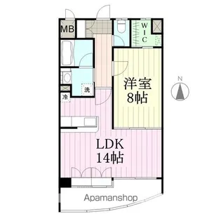 ステーションプラザ榴岡【203号室】の間取り