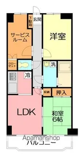 カサグランデ湘南【3階】の間取り