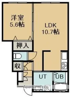 MIYABI(ミヤビ)【102号室】の間取り
