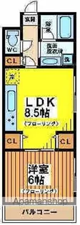 スターハイツ初台【3階】の間取り