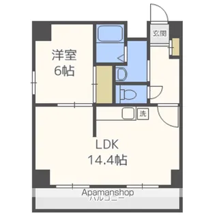 Lハイム豊平公園【8階】の間取り