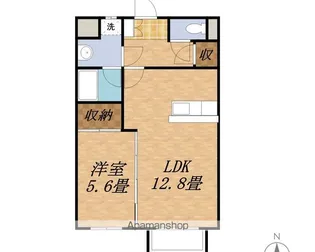 メゾンエテルネル【203号室】の間取り