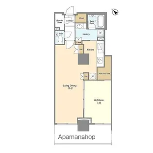 フロンティア新宿タワー【17階】の間取り