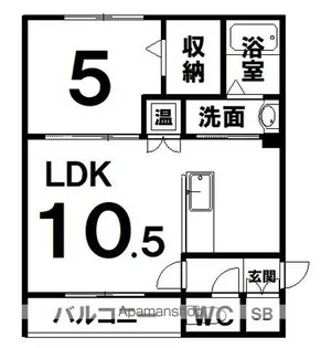 ウッドガーデン【3階】の間取り