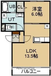 パレ・ドゥ・ヴォーグ【2階】の間取り