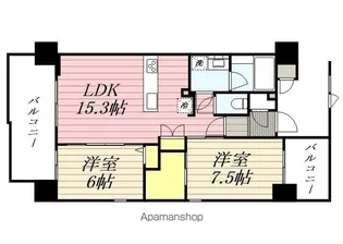 TONOクリスタル上人橋【3階】の間取り