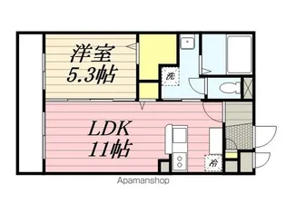 パークヒルズ知手【3階】の間取り