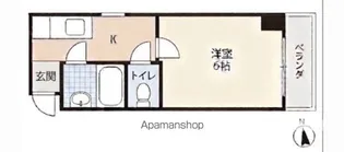 COLORS.BLD十日市【2階】の間取り