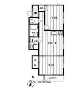 ヒローズハイツⅡ【1階】の間取り