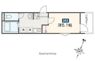 MELDIA京成小岩【3階】の間取り