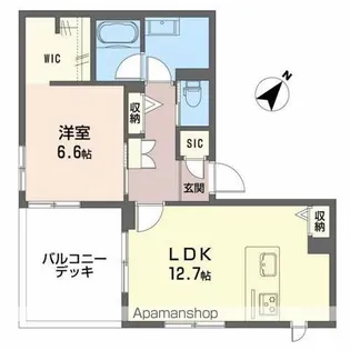 モーンストローレ【1階】の間取り