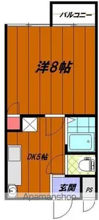 ポパイハイツ【406号室】の間取り
