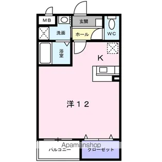 ブロッサムハウス【103号室】の間取り
