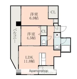 さくらヒルズベイサイドⅠ【2階】の間取り