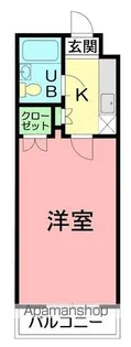 ユースピア本厚木【3階】の間取り