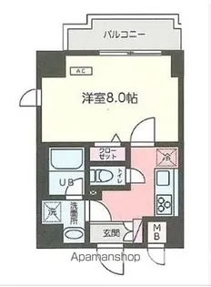 グランジュテ柏【8階】の間取り
